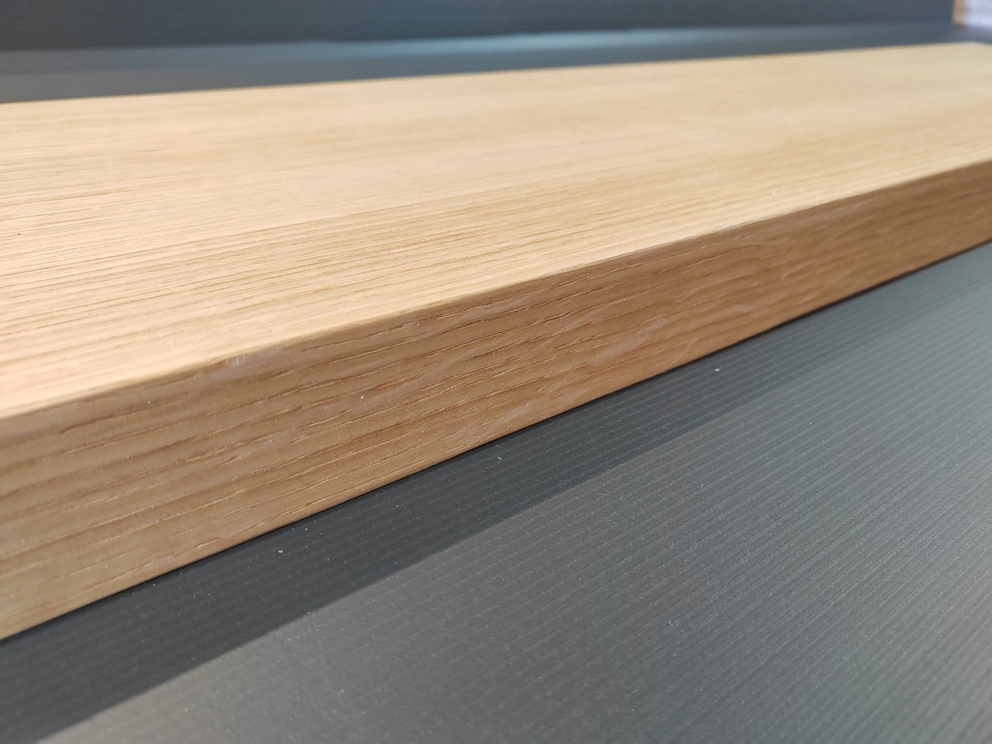 Oak Alcove Floating Shelves