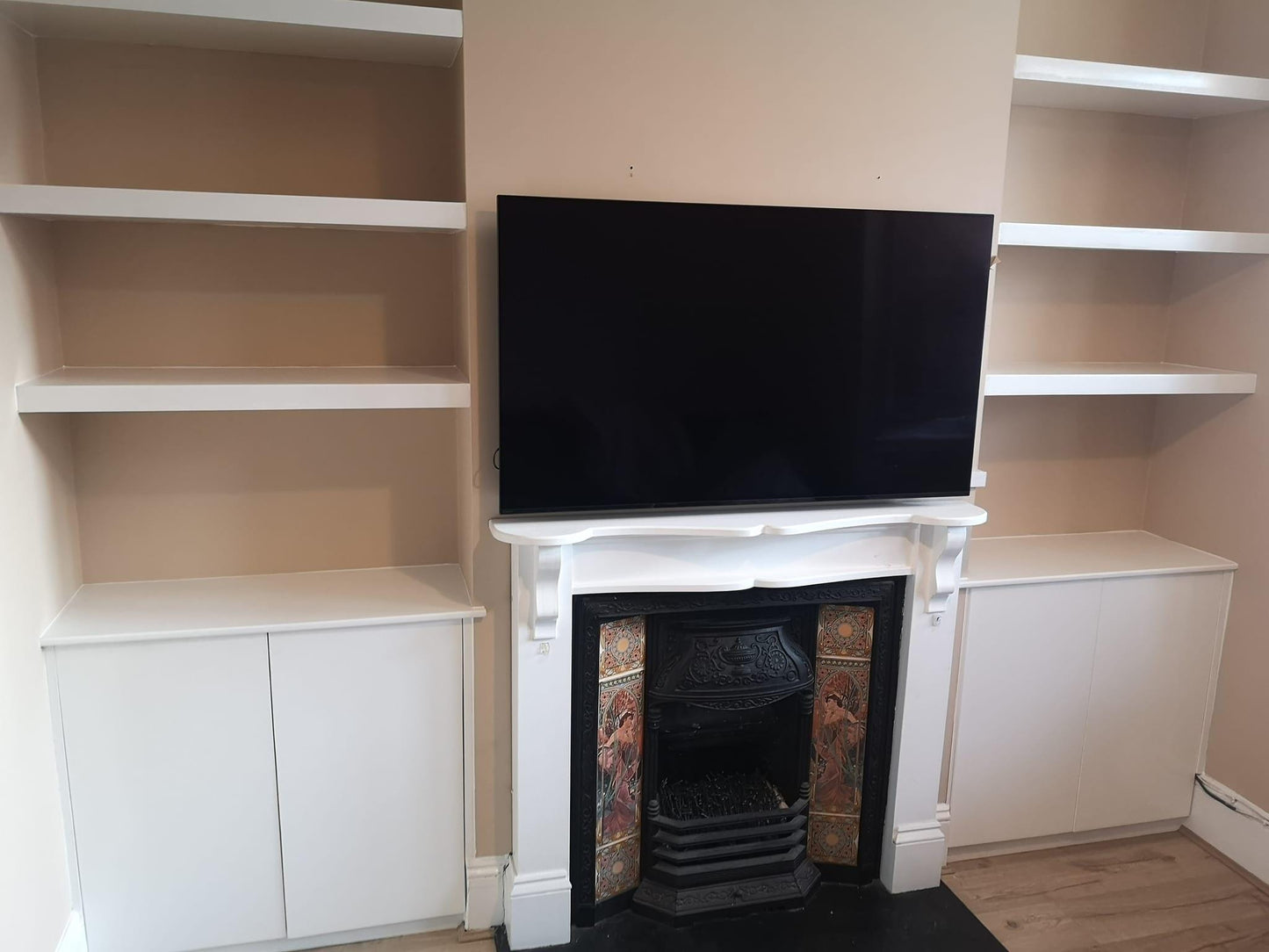 Alcove Floating Box Shelves