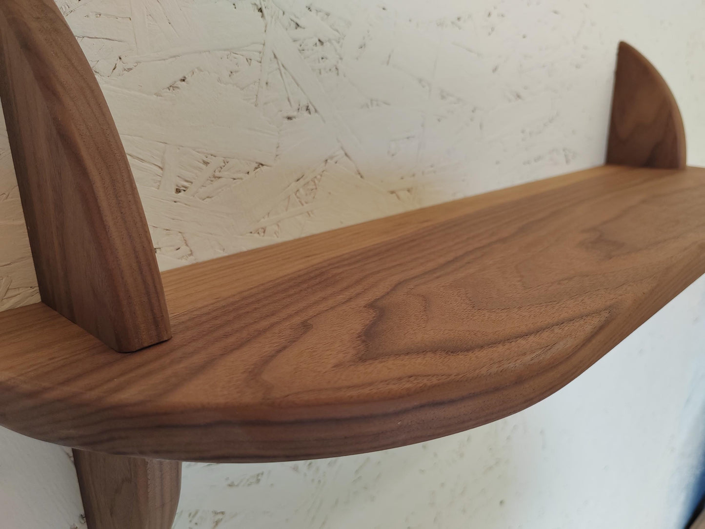 Solid Walnut Shelf | Mid-Century Modern